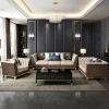Professional Chinese Factory Manufactured Synthetic Leather Sectional Sofa, Square Design