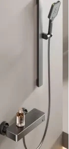 Алюминиевый душ комплект Серый