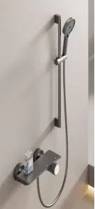 Алюминиевый душ комплект Серый