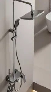 Алюминиевый душ комплект Серый
