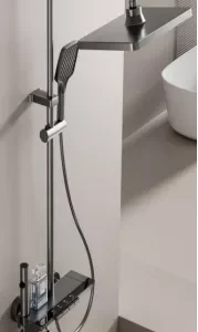 Алюминиевый душ комплект Серый