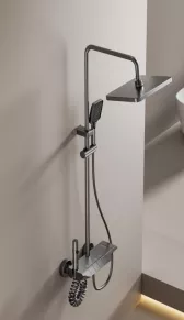 Алюминиевый душ комплект Серый